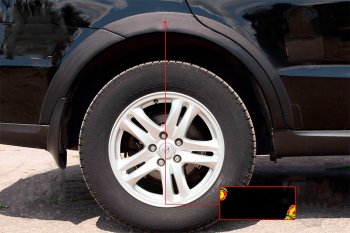 Расширитель арки RA (15 мм, задний правый) Hyundai Santa Fe  CM (2006-2009) дорестайлинг