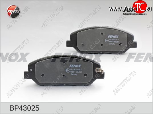 2 489 р. Колодка переднего дискового тормоза FENOX Hyundai Santa Fe CM дорестайлинг (2006-2009)  с доставкой в г. Майкоп