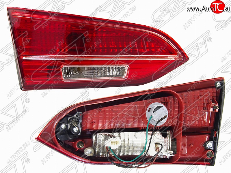 2 199 р. Левый фонарь в крышку багажника SAT Hyundai Santa Fe DM дорестайлинг (2012-2016)  с доставкой в г. Майкоп