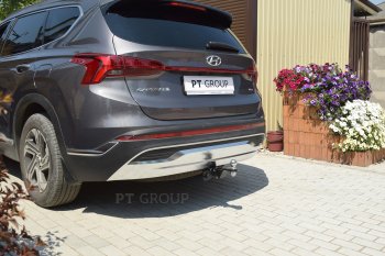 17 089 р. Фаркоп PT GROUP /съемный квадрат/ HYUNDAI Santa Fe 2021-2024/ KIA Sorento 2021-2024  Hyundai Santa Fe TM рестайлинг (2020-2022)  с доставкой в г. Майкоп. Увеличить фотографию 2
