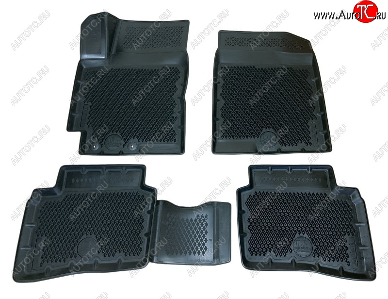 3 599 р. Коврики салона DELFORM ❞EVA 3D Premium❝ (термоэластопласт/ТЭП) KIA Rio X-line (2017-2021)  с доставкой в г. Майкоп