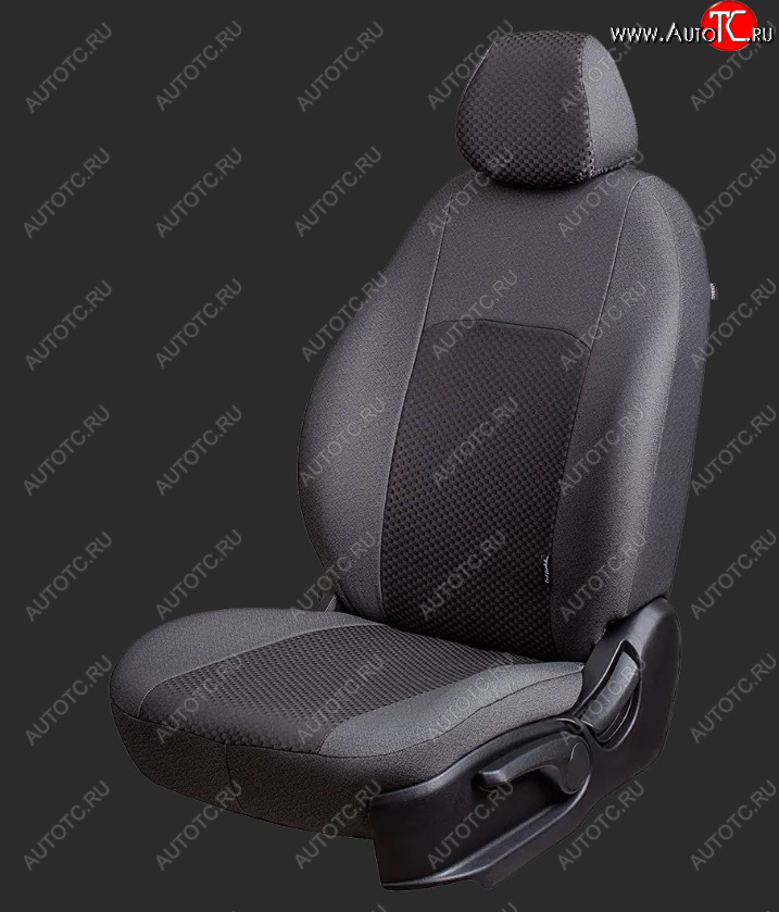 5 999 р. Чехлы для сидений Lord Autofashion Дублин (жаккард, спинка 60/40, 3 Г-образных подголовника)  Hyundai Solaris  HCR (2017-2022) седан дорестайлинг, седан рестайлинг (Серый, вставка Сеул Серый)  с доставкой в г. Майкоп