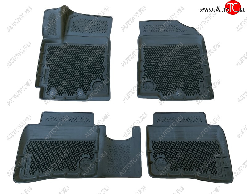 3 599 р. Коврики салона DELFORM ❞EVA 3D Premium❝ (термоэластопласт/ТЭП) KIA Rio 3 QB рестайлинг седан (2015-2017)  с доставкой в г. Майкоп