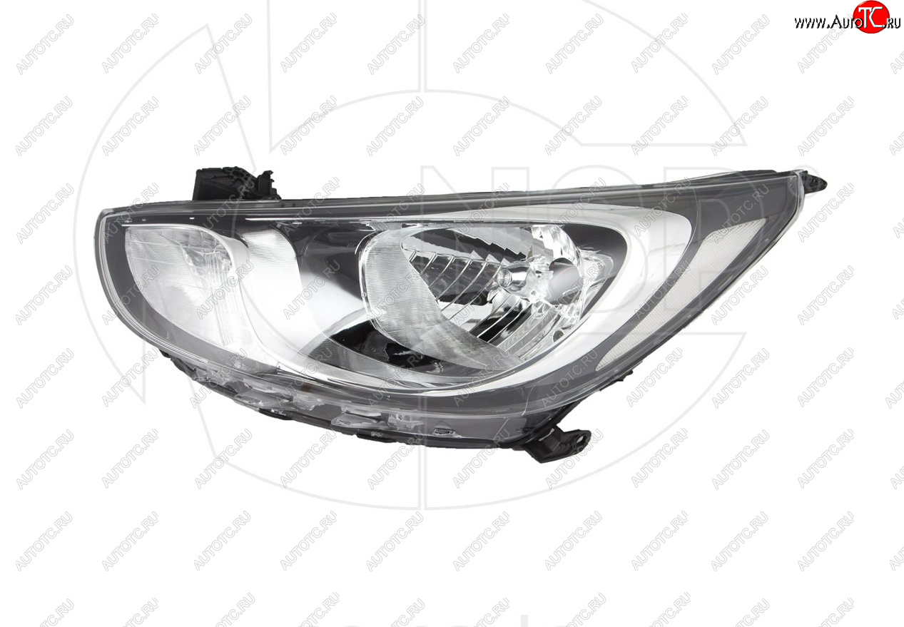 7 949 р. Фара левая передняя NSP Hyundai Solaris RBr седан дорестайлинг (2010-2014)  с доставкой в г. Майкоп