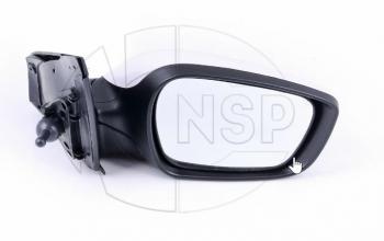 Зеркало заднего вида правое механическое NSP Hyundai Solaris RBr седан дорестайлинг (2010-2014)