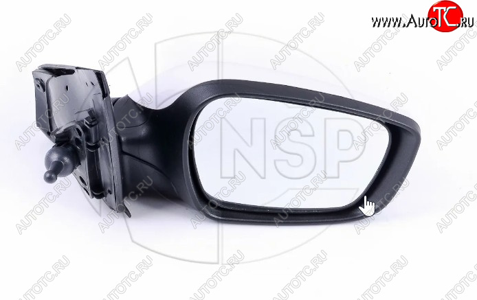 2 599 р. Зеркало заднего вида правое механическое NSP Hyundai Solaris RBr седан дорестайлинг (2010-2014) (Неокрашенное)  с доставкой в г. Майкоп