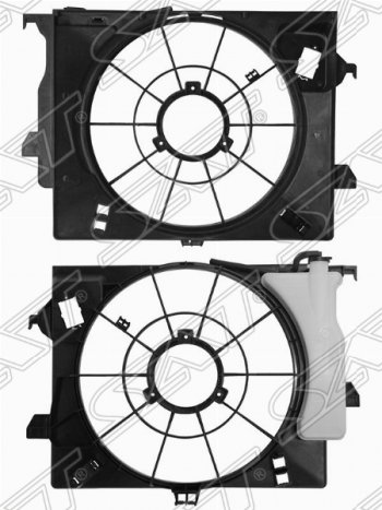 Диффузор радиатора SAT KIA Rio 3 QB рестайлингхэтчбек5дв. (2015-2017)