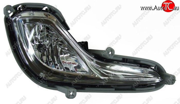 759 р. Правая противотуманная фара SAT Hyundai Solaris RBr седан дорестайлинг (2010-2014)  с доставкой в г. Майкоп