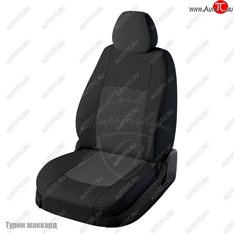 4 899 р. Чехлы для сидений Lord Autofashion Турин (жаккард, раздельная спинка)  Hyundai Solaris  RBr (2010-2017) седан дорестайлинг, седан рестайлинг (Черный, вставка Люкс-77)  с доставкой в г. Майкоп