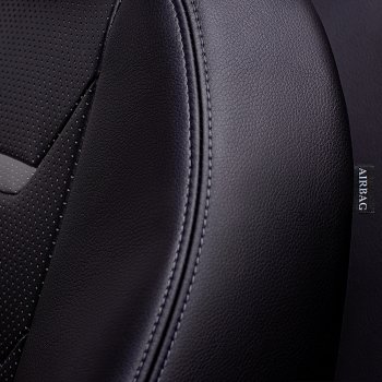 8 699 р. Чехлы для сидений Lord Autofashion Турин 2 (экокожа, раздельная спинка)  Hyundai Solaris  RBr (2010-2017) седан дорестайлинг, седан рестайлинг (Серый/Серый/Чёрный/Чёрный)  с доставкой в г. Майкоп. Увеличить фотографию 8