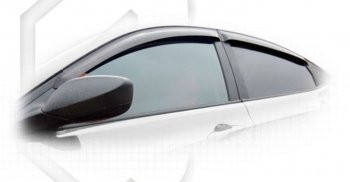 Дефлектора окон CA-Plastiс Hyundai Solaris RBr седан рестайлинг (2014-2017)