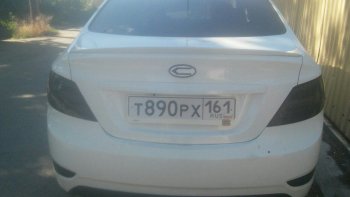3 399 р. Лип-спойлер АвтоКрат Hyundai Solaris RBr седан рестайлинг (2014-2017) (Неокрашенный)  с доставкой в г. Майкоп. Увеличить фотографию 4