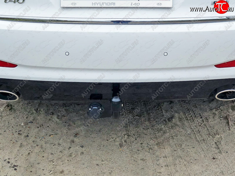 8 699 р. Фаркоп (тягово-сцепное устройство) TCC  Hyundai Sonata  LF (2017-2019) рестайлинг (шар А)  с доставкой в г. Майкоп