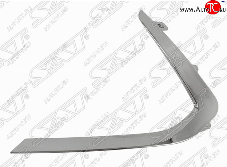 1 399 р. Левый молдинг переднего бампера SAT (хром) Hyundai Sonata DN8 (2019-2022)  с доставкой в г. Майкоп