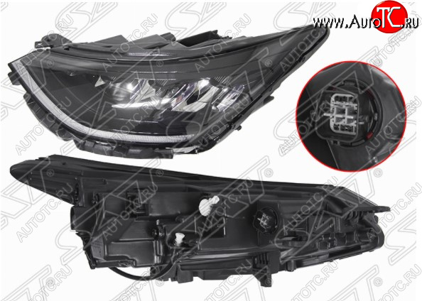 14 999 р. Левая передняя фара SAT (LED) Hyundai Sonata DN8 (2019-2022)  с доставкой в г. Майкоп