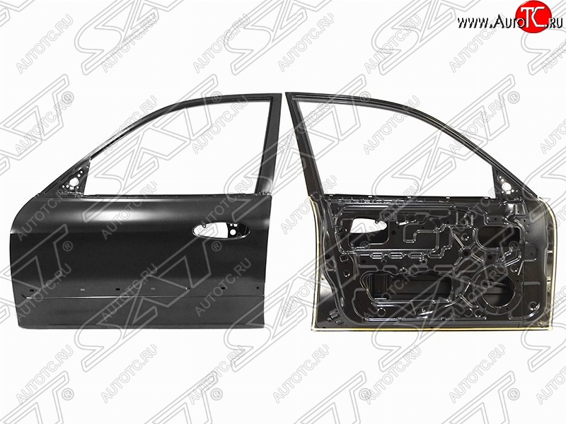 9 499 р. Левая дверь передняя SAT Hyundai Sonata EF рестайлинг ТагАЗ (2001-2013) (Неокрашенная)  с доставкой в г. Майкоп