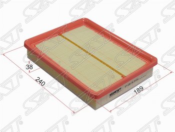 Фильтр воздушный двигателя SAT (240х180х38 mm) Hyundai Trajet (1999-2008)