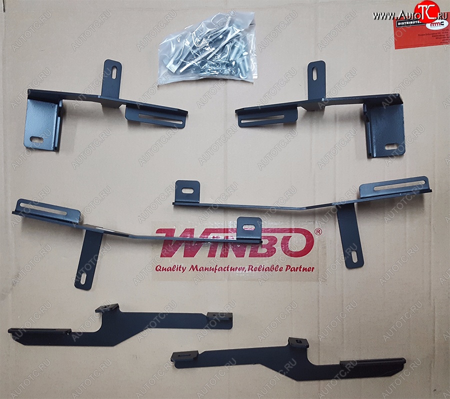 3 199 р. Комплект кронштейнов для подножек Winbo серии FUGA и М15  KIA Sportage  4 QL (2016-2022) дорестайлинг, рестайлинг  с доставкой в г. Майкоп