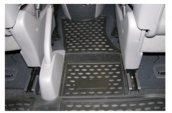 4 999 р. Коврики в салон Element 4 шт. (полиуретан) Hyundai Starex/Grand Starex/H1 TQ дорестайлинг (2007-2013)  с доставкой в г. Майкоп. Увеличить фотографию 5
