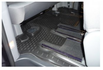 4 999 р. Коврики в салон Element 4 шт. (полиуретан) Hyundai Starex/Grand Starex/H1 TQ дорестайлинг (2007-2013)  с доставкой в г. Майкоп. Увеличить фотографию 6