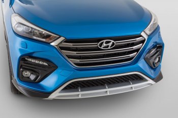 18 199 р. Передний бампер YT  Hyundai Tucson  TL (2015-2018) дорестайлинг (Неокрашенный)  с доставкой в г. Майкоп. Увеличить фотографию 5