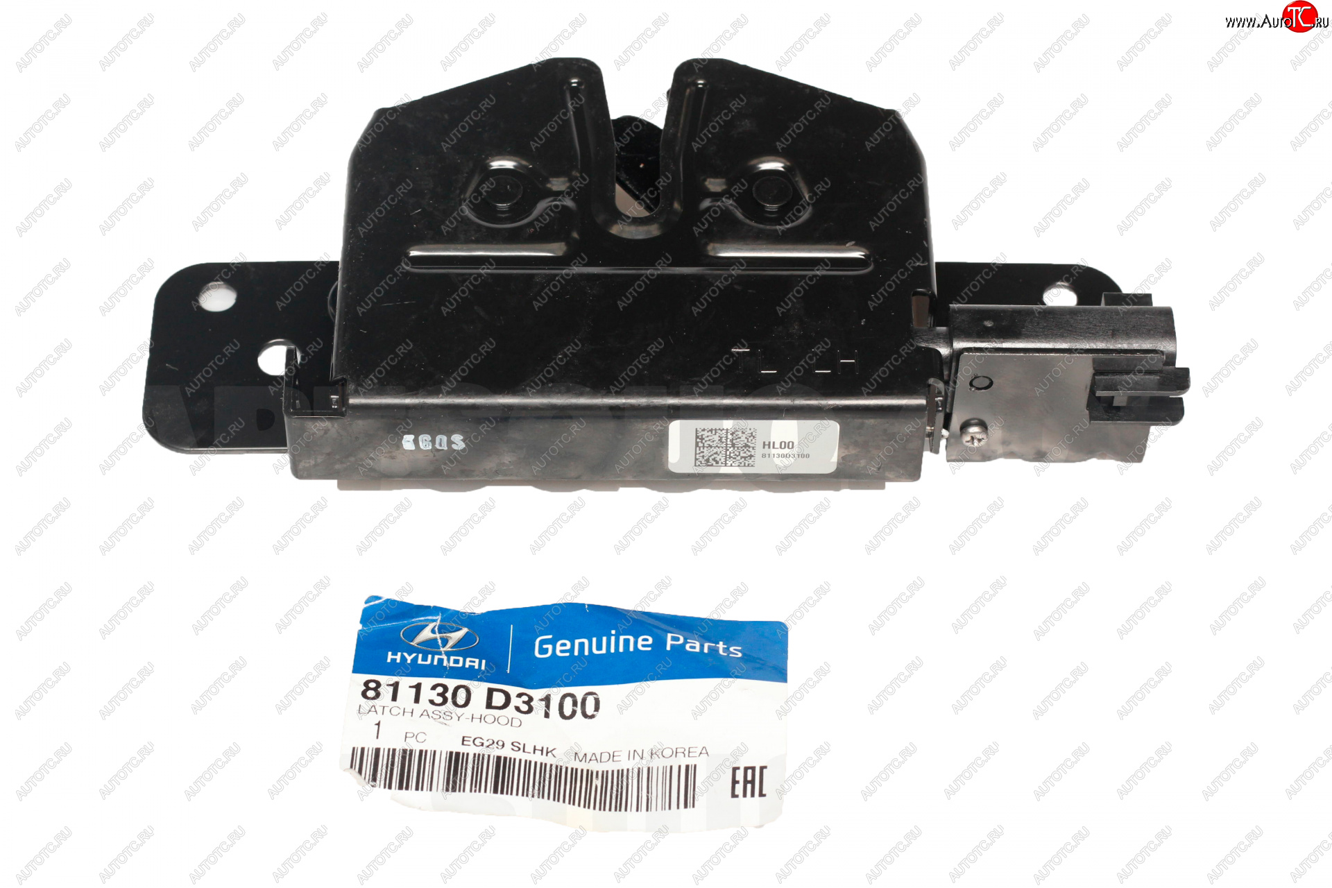 3 199 р. Замок капота HYUNDAI/KIA/MOBIS Hyundai Tucson TL рестайлинг (2018-2021)  с доставкой в г. Майкоп