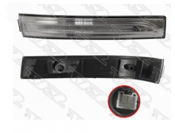 Правый указатель поворота в зеркало SAT Hyundai Tucson TL рестайлинг (2018-2021)