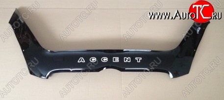999 р. Дефлектор капота (рестайлинг) Russtal Hyundai Accent 3 MC хэтчбек (2005-2011)  с доставкой в г. Майкоп