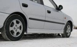 4 099 р. Пороги накладки Style Hyundai Accent 2 LC седан дорестайлинг (ТагАЗ) (1999-2012) (Неокрашенные)  с доставкой в г. Майкоп. Увеличить фотографию 4