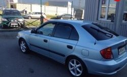4 099 р. Пороги накладки Style Hyundai Accent 2 LC седан дорестайлинг (ТагАЗ) (1999-2012) (Неокрашенные)  с доставкой в г. Майкоп. Увеличить фотографию 5