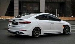 5 999 р. Накладка на задний бампер AD Zest Style Hyundai Elantra AD дорестайлинг (2016-2019) (Неокрашенная)  с доставкой в г. Майкоп. Увеличить фотографию 4