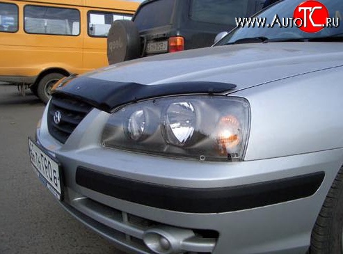 2 599 р. Дефлектор капота NovLine Hyundai Elantra XD седан дорестайлинг (2000-2003)  с доставкой в г. Майкоп
