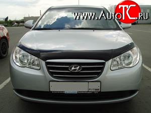2 204 р. Дефлектор капота NovLine Hyundai Elantra HD (2006-2011)  с доставкой в г. Майкоп