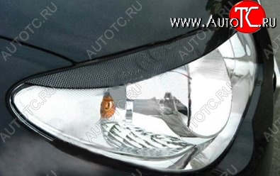 1 649 р. Реснички на фары CT v2 Hyundai Elantra HD (2006-2011) (Неокрашенные)  с доставкой в г. Майкоп