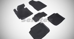 Износостойкие коврики в салон с высоким бортом SeiNtex Premium 4 шт. (резина) Hyundai Elantra  MD (2010-2016) дорестайлинг, рестайлинг