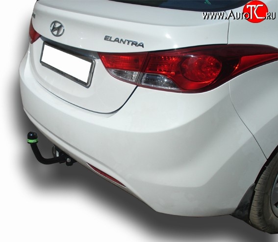 6 999 р. Фаркоп (седан) Лидер Плюс Hyundai Elantra MD дорестайлинг (2010-2013) (Без электропакета)  с доставкой в г. Майкоп