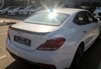 7 949 р. Спойлер на багажник АвтоКрат Hyundai Genesis DH седан рестайлинг (2014-2017) (Неокрашенный)  с доставкой в г. Майкоп. Увеличить фотографию 2