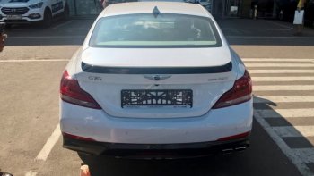7 949 р. Спойлер на багажник АвтоКрат Hyundai Genesis DH седан рестайлинг (2014-2017) (Неокрашенный)  с доставкой в г. Майкоп. Увеличить фотографию 5