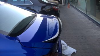 7 949 р. Спойлер на багажник АвтоКрат Hyundai Genesis DH седан рестайлинг (2014-2017) (Неокрашенный)  с доставкой в г. Майкоп. Увеличить фотографию 6
