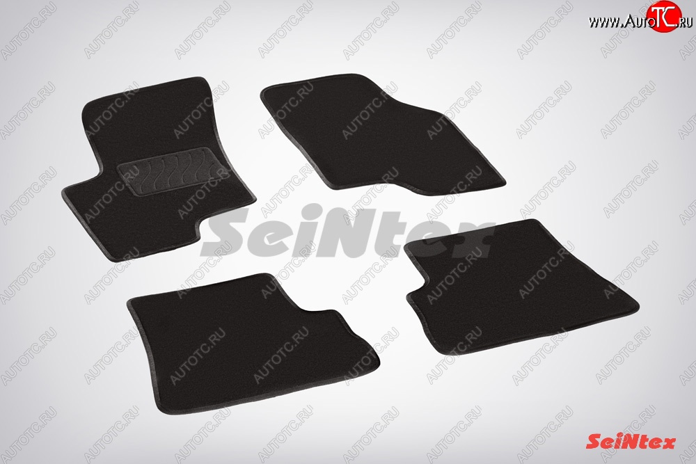 2 899 р. Износостойкие коврики в салон SeiNtex Premium LUX 4 шт. (ворсовые) Hyundai Getz TB хэтчбэк 5 дв. рестайлинг (2005-2010)  с доставкой в г. Майкоп