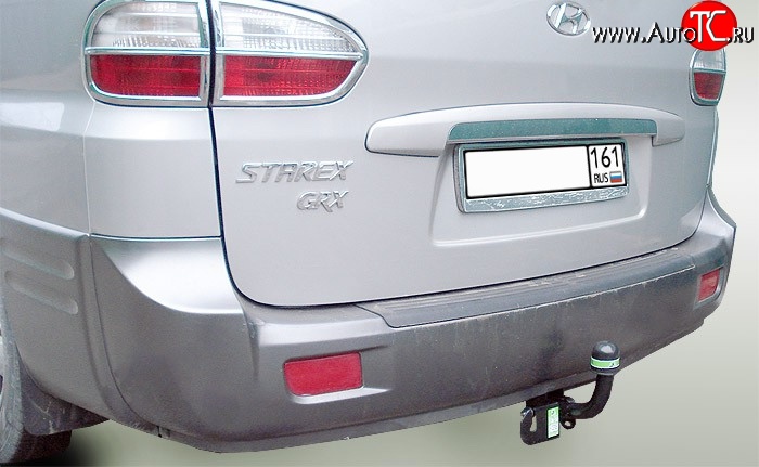 7 999 р. Фаркоп (2WD) Лидер Плюс Hyundai Starex/H1 A1 дорестайлинг (1997-2004) (Без электропакета)  с доставкой в г. Майкоп