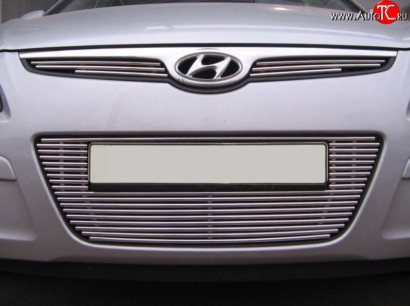 5 599 р. Декоративная вставка воздухозаборника Berkut Hyundai I30 FD хэтчбек дорестайлинг (2007-2010)  с доставкой в г. Майкоп