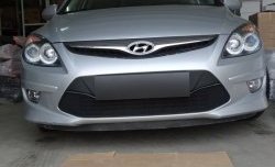 1 469 р. Сетка на бампер Russtal (черная) Hyundai I30 FD хэтчбэк 5 дв. рестайлинг (2010-2012)  с доставкой в г. Майкоп. Увеличить фотографию 5