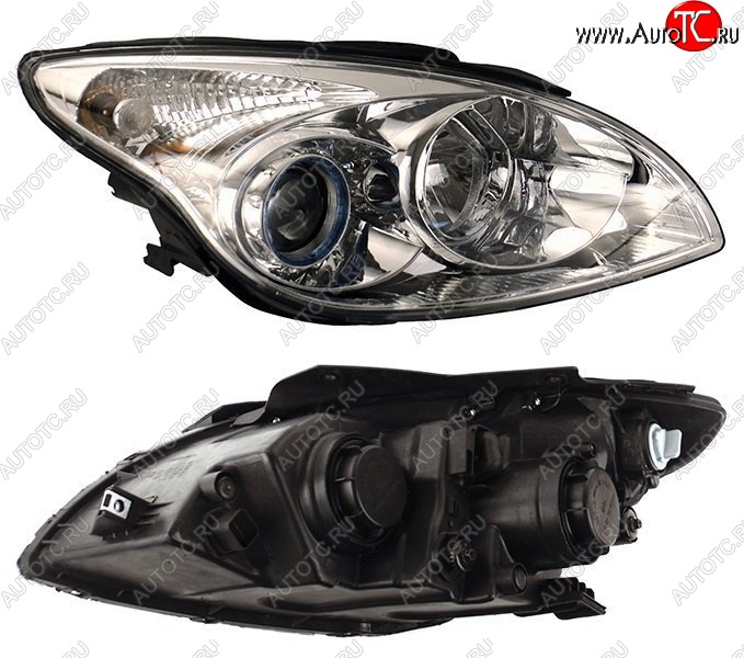 7 399 р. Правая передняя фара SAT Hyundai I30 FD универсал рестайлинг (2010-2012)  с доставкой в г. Майкоп