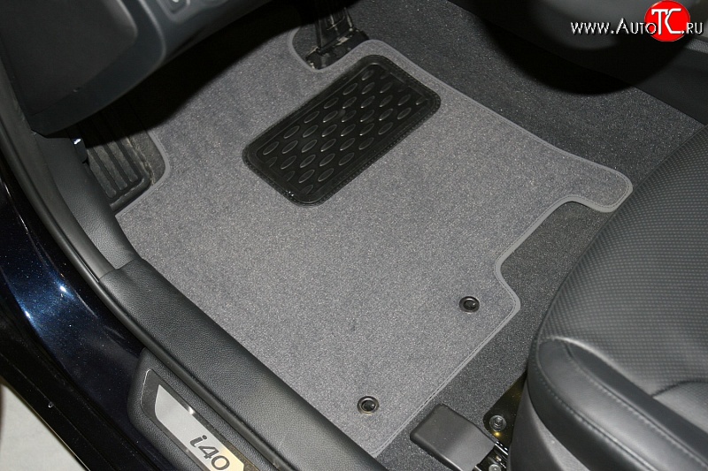 2 384 р. Коврик в салони Element 5 шт. (текстиль) Hyundai I40 1 VF рестайлинг универсал (2015-2019)  с доставкой в г. Майкоп