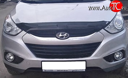 3 299 р. Дефлектор капота NovLine Hyundai IX35 LM рестайлинг (2013-2018)  с доставкой в г. Майкоп