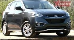1 052 р. Защита переднего бампера одинарная Souz-96 (d60) Hyundai IX35 LM дорестайлинг (2009-2013)  с доставкой в г. Майкоп. Увеличить фотографию 2