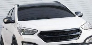 7 949 р. Решетка радиатора ROADRUNS DESIGN Hyundai Santa Fe DM дорестайлинг (2012-2016) (без сетки, Неокрашенная)  с доставкой в г. Майкоп. Увеличить фотографию 2