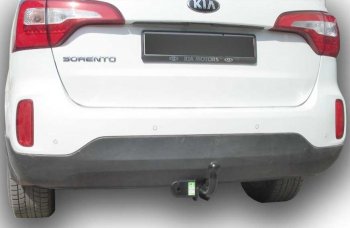8 999 р. Фаркоп Лидер Плюс (до 1300 кг) Hyundai Santa Fe DM рестайлинг (2015-2019) (Без электропакета)  с доставкой в г. Майкоп. Увеличить фотографию 3