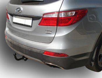 8 999 р. Фаркоп Лидер Плюс (до 1300 кг) Hyundai Santa Fe DM рестайлинг (2015-2019) (Без электропакета)  с доставкой в г. Майкоп. Увеличить фотографию 4